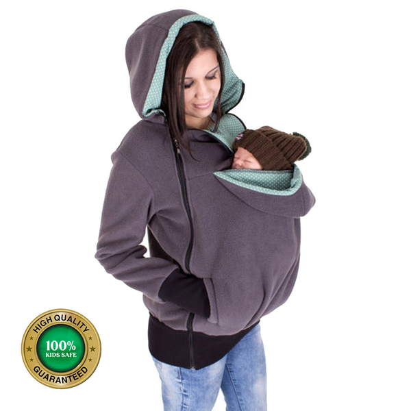 Kengaro™ Woman Kangaroo Hoodies with Baby Carrier