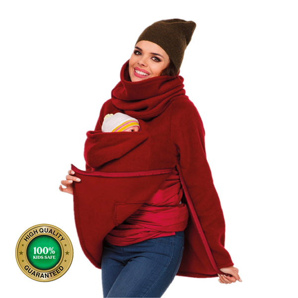 Winter Hoodies with Parent Child Baby Carrier